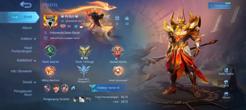 Akun Mobile Legend