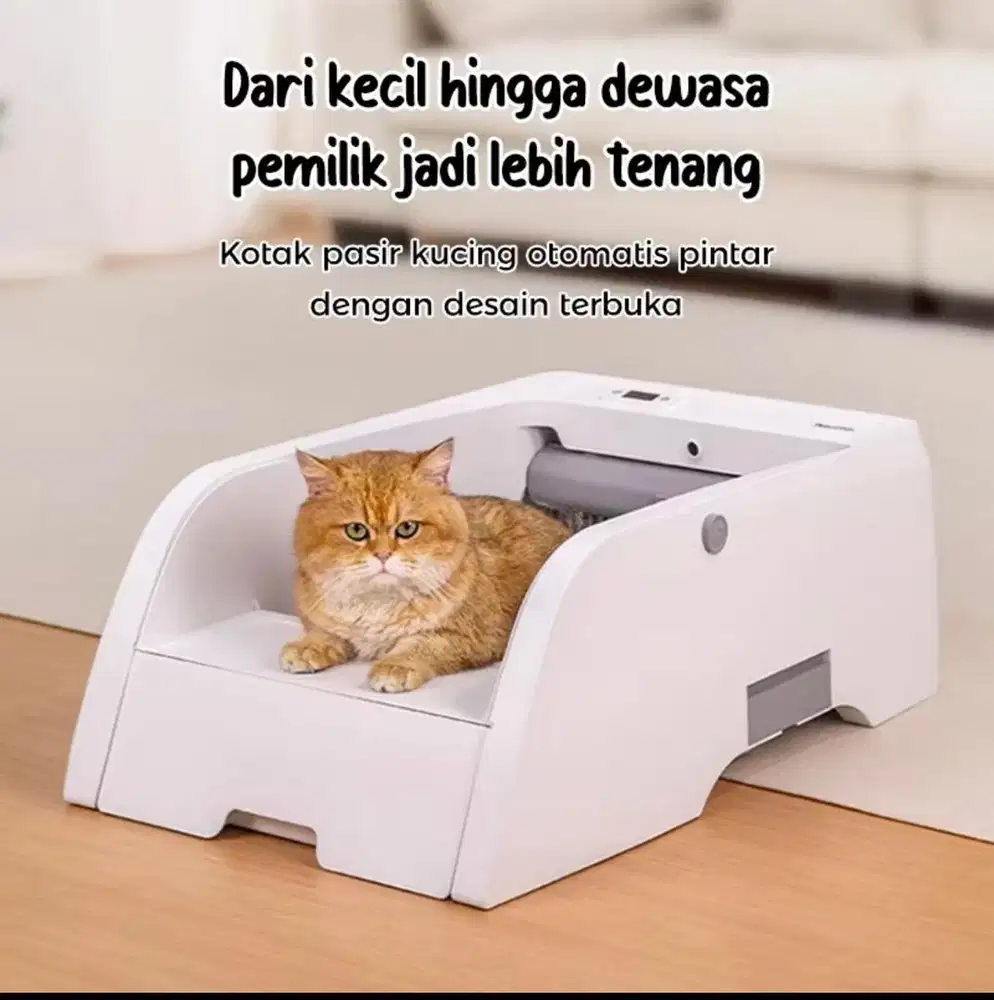 Toilet kucing otomatis (model terbuka)