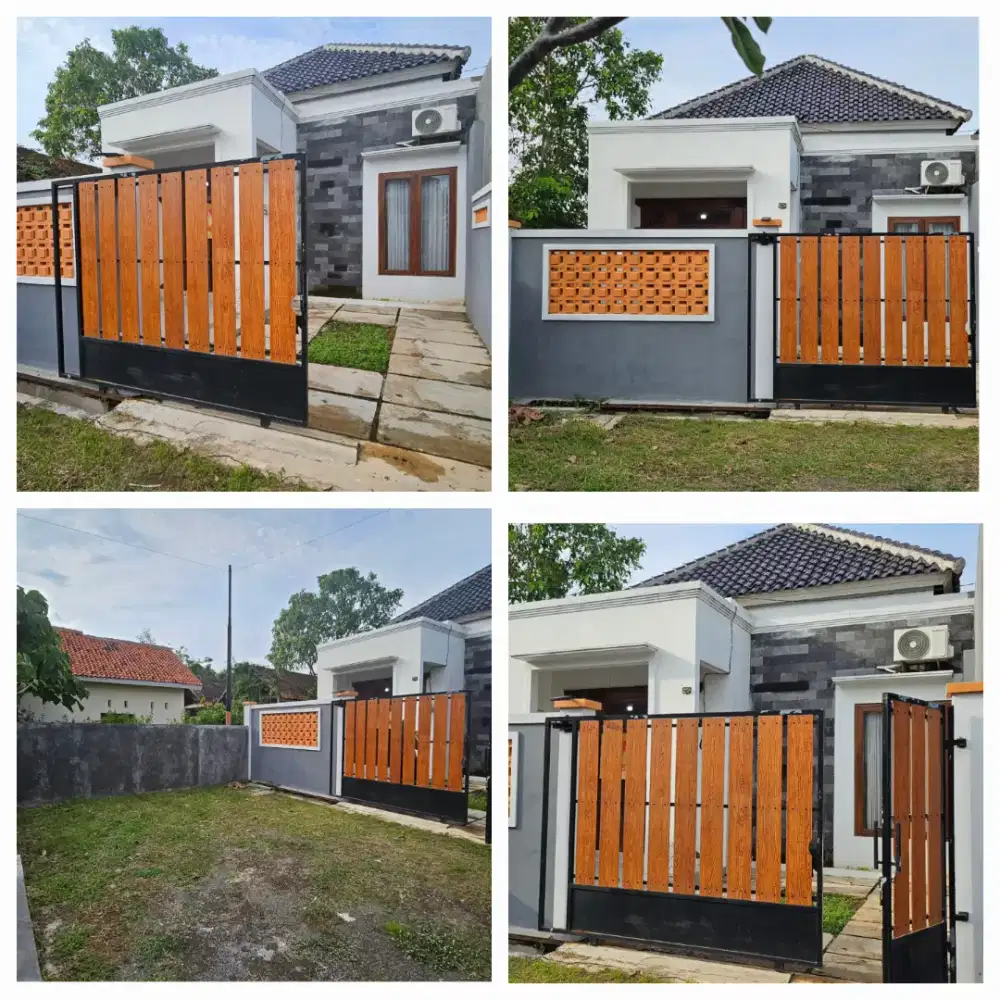 Rumah Gebyok dgn Ornamen Batu Candi dekat pintu tol Batang/Pekalongan