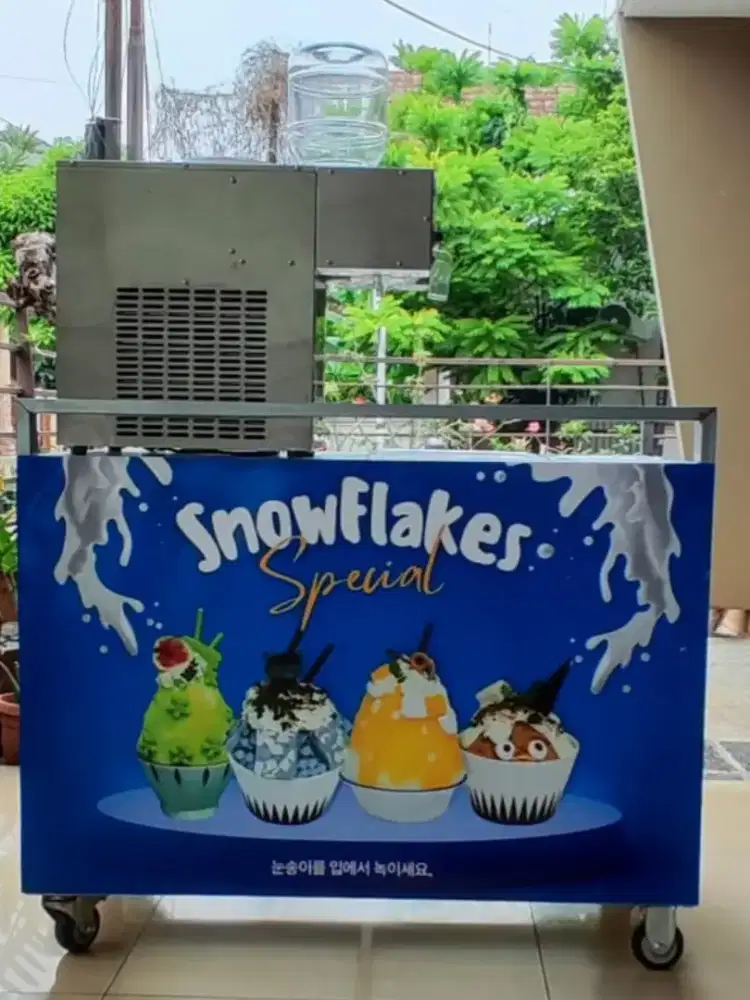 jual mesin snowflake/ bingsoo 750 Watt ( 1 set)
