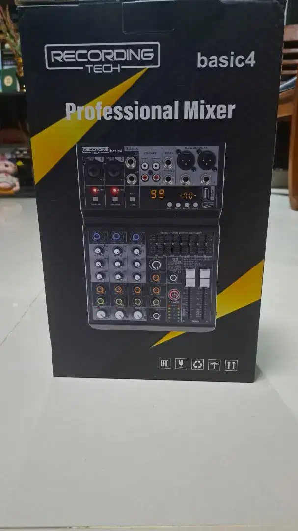 Mixer Recording Tech Basic 4