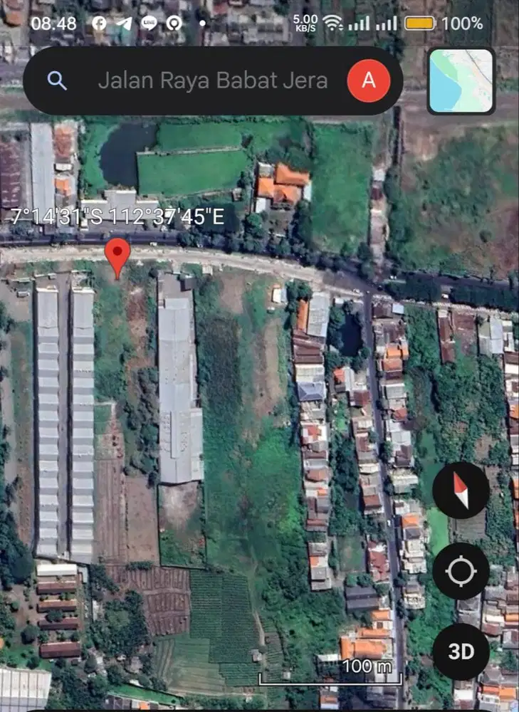 Disewakan Tanah Raya Babat Jerawat