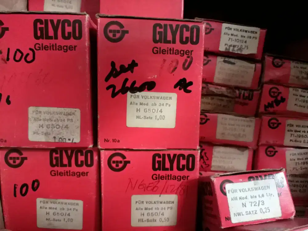 Metal duduk Dan metal jalan GLYCO VW