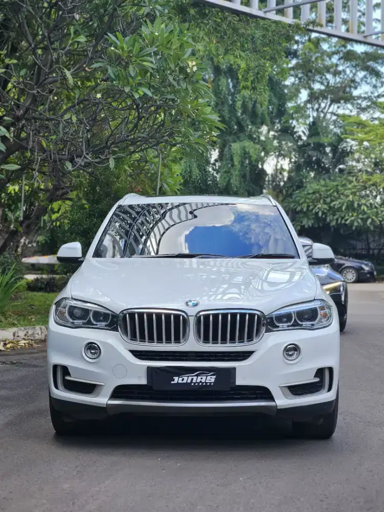 BMW X5 White On Chessnut 2015