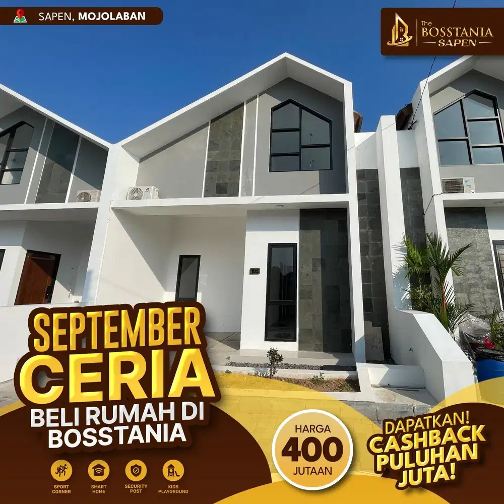 Sentuhan Eksklusif dekat Kampus UNS, Hunian Elit Bosstania Sapen