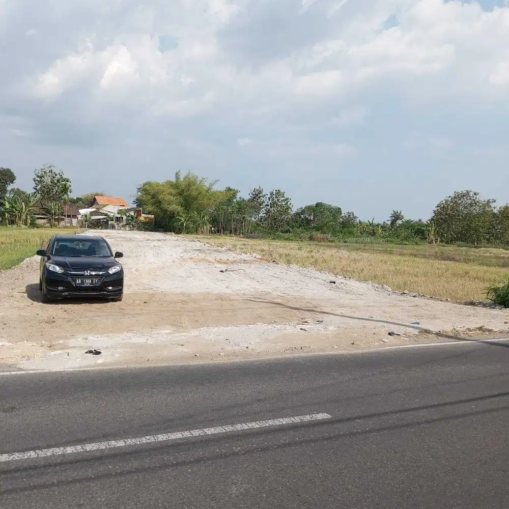 Dekat Exit Tol Godean, Tanah SHM Jl Sidokarto Jogja, View Sawah