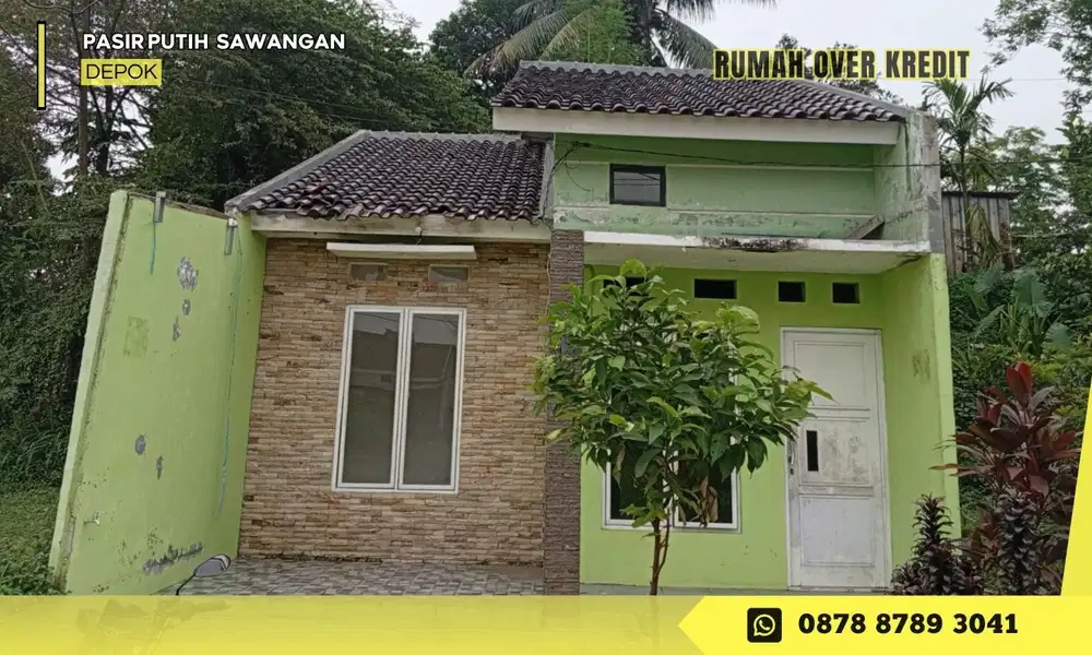 Jual Over Kredit 69JT Rmh dkt Tol sawangan di Pesona Pasir Putih Residence