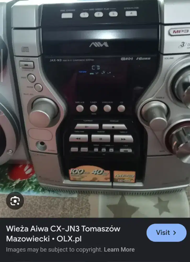 Aiwa tape, vcd, radio