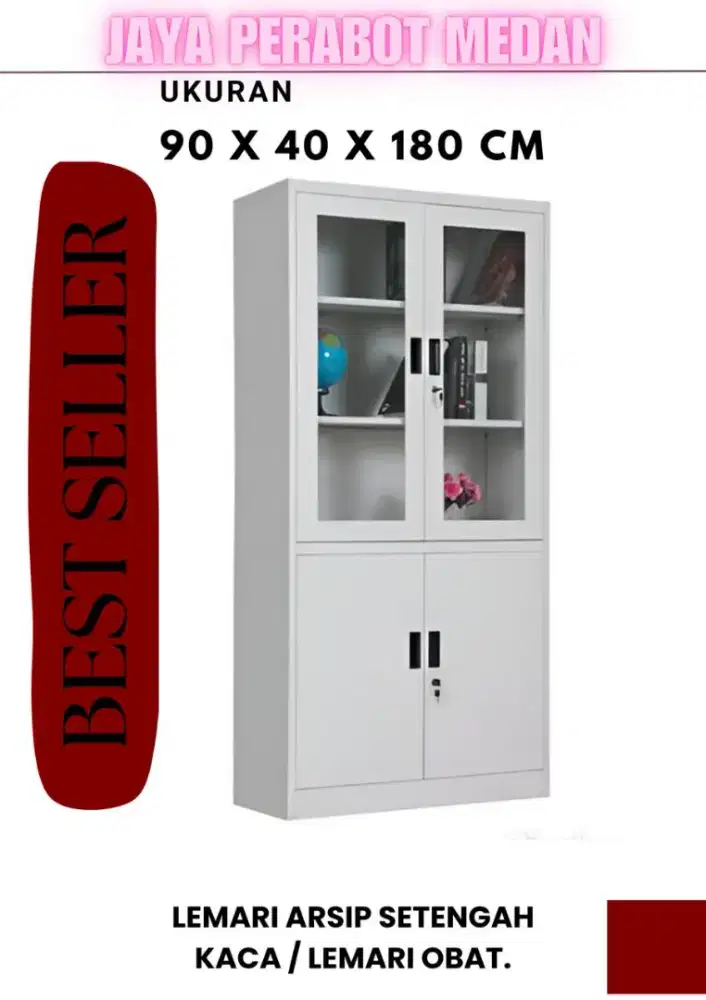 Lemari arsip ½ kaca