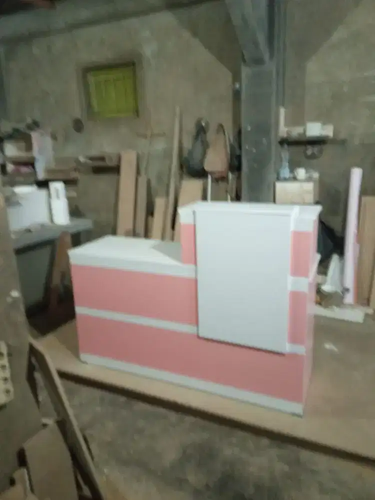 MEJA KASIR MINIMALIS) MEJA LAUNDRY BAYAR COD