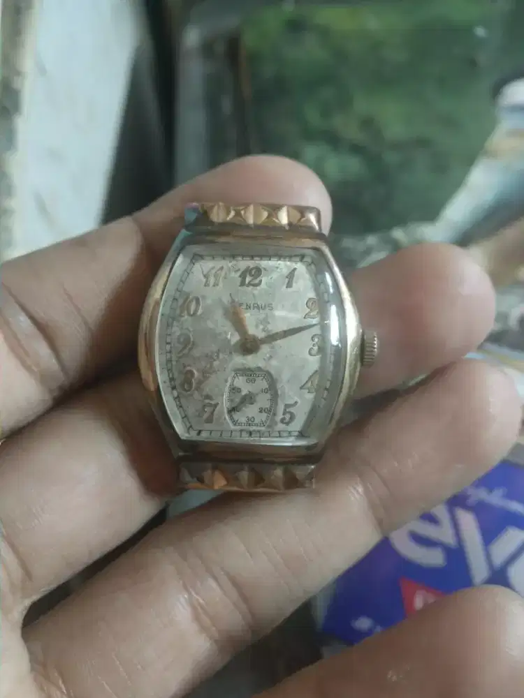 Jam tangan vintage benrus art Deco 1942 original