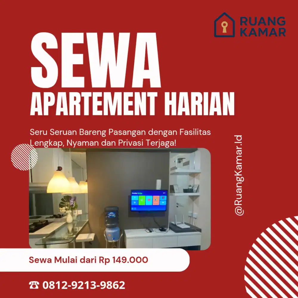 Sewa apartement harian/transit Treepark BSD termurah