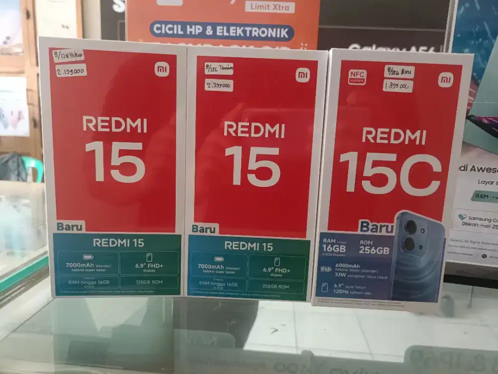 Xiaomi Redmi 15  256gb 128gb