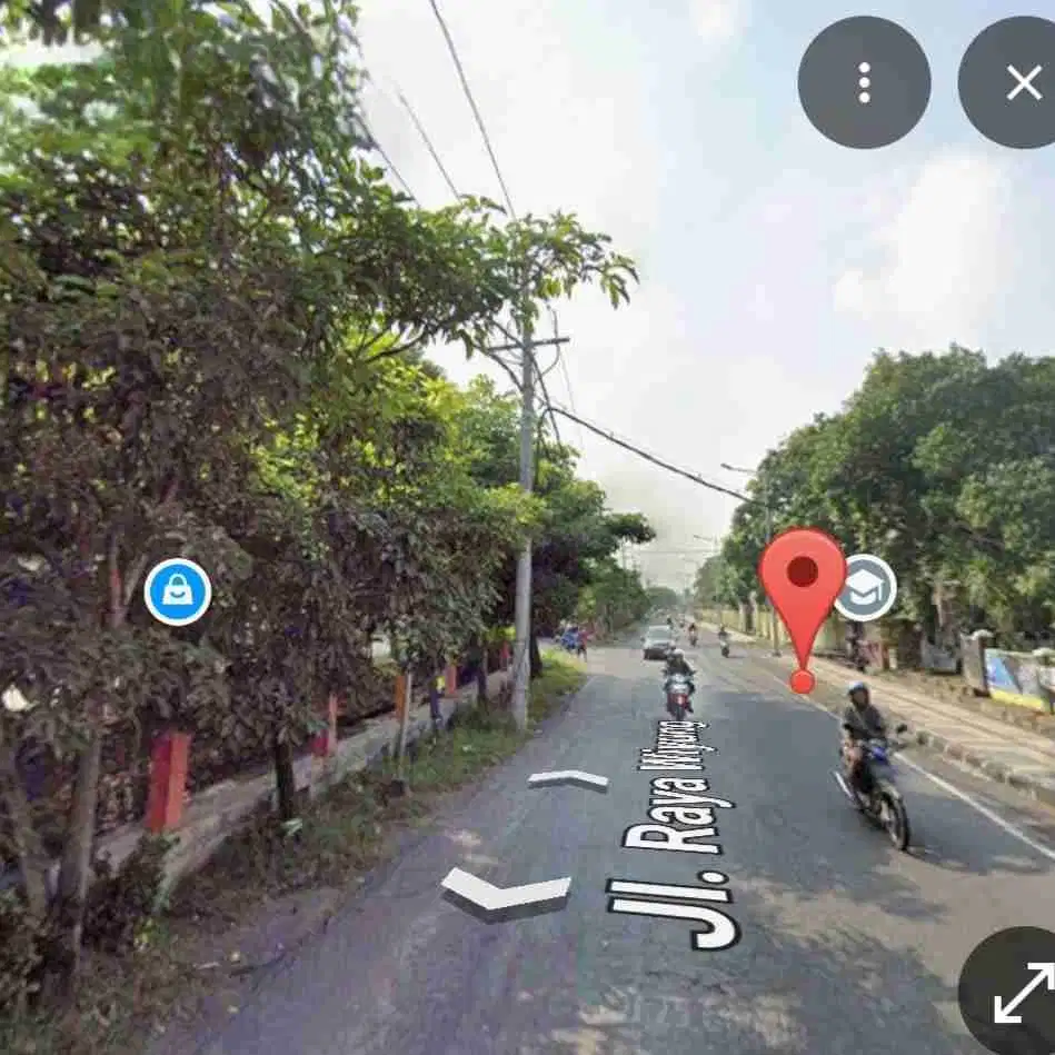 Dijual Rumah Komersial Jalan Raya Wiyung Surabaya Double Way