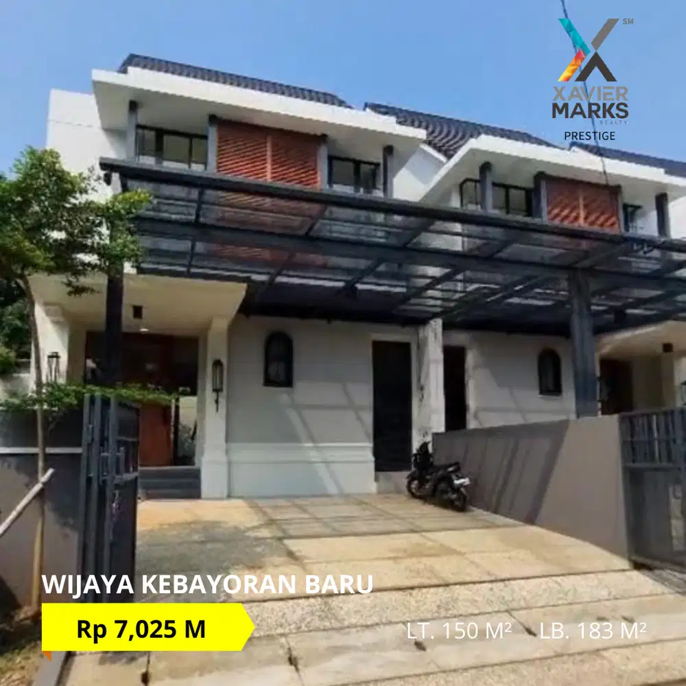 UPDATE HARGA TERBARU DI JUAL  RUMAH BARU 2 LANTAI  TROPICAL CONTEMPORER SIAP HUNI DI WIJAYA KEBAYORAN BARU JAKARTA SELATAN