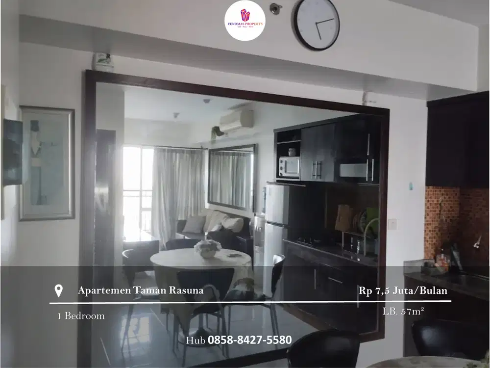 Disewakan Apartement Taman Rasuna 1 Bedroom Full Furnished