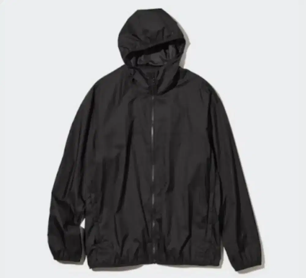 UNIQLO jaket parka hitam