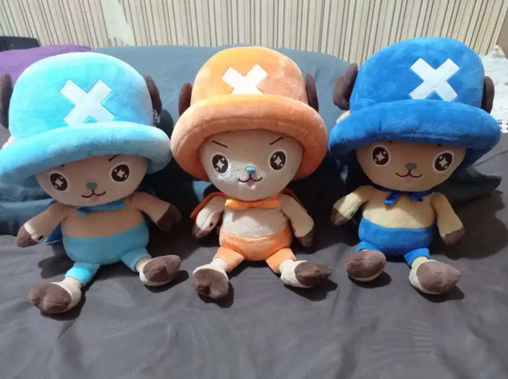 Preloved Boneka Chopper one piece Choper 30cm Luffy Anime Tag Utuh