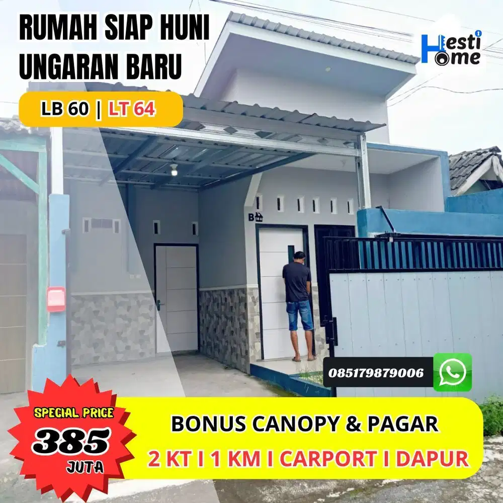 Dijual Cepat Rumah Siap Huni Perumahan Bukit Leyangan Damai Dekat Cafe Janji Jiwa dan Exit Tol Ungaran