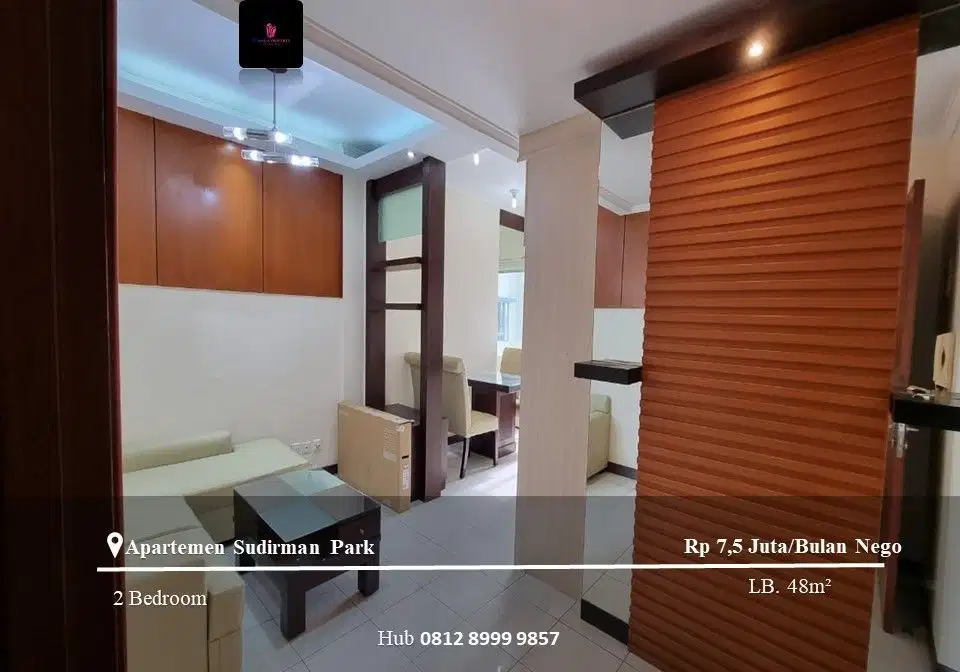Disewakan Apartement Sudirman Park Mid Floor 2BR Full Furnished
