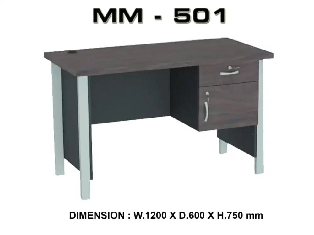 Meja Tulis Kaki Besi VIP 501