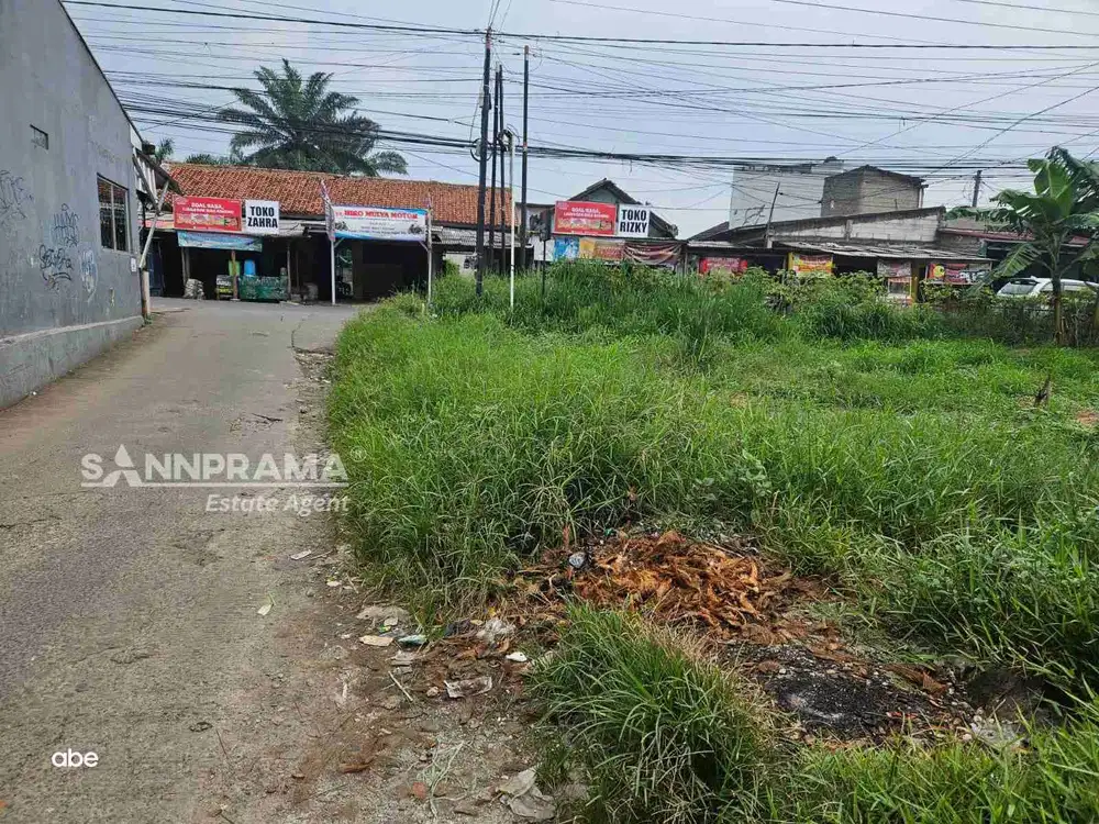 Dijual sebidang tanah di Raya Pengasinan Depok