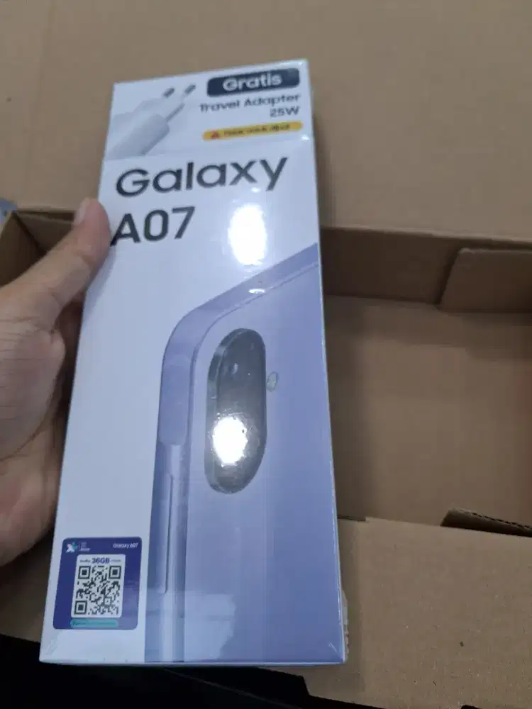 BARU SAMSUNG A07 + FREE ADAPTER 25 WATT ORIGINAL Garansi Resmi 1 tahun