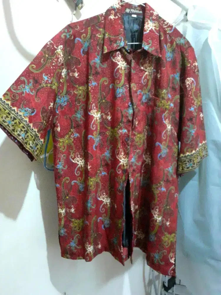 Kemeja batik pria size XL LD 120cm