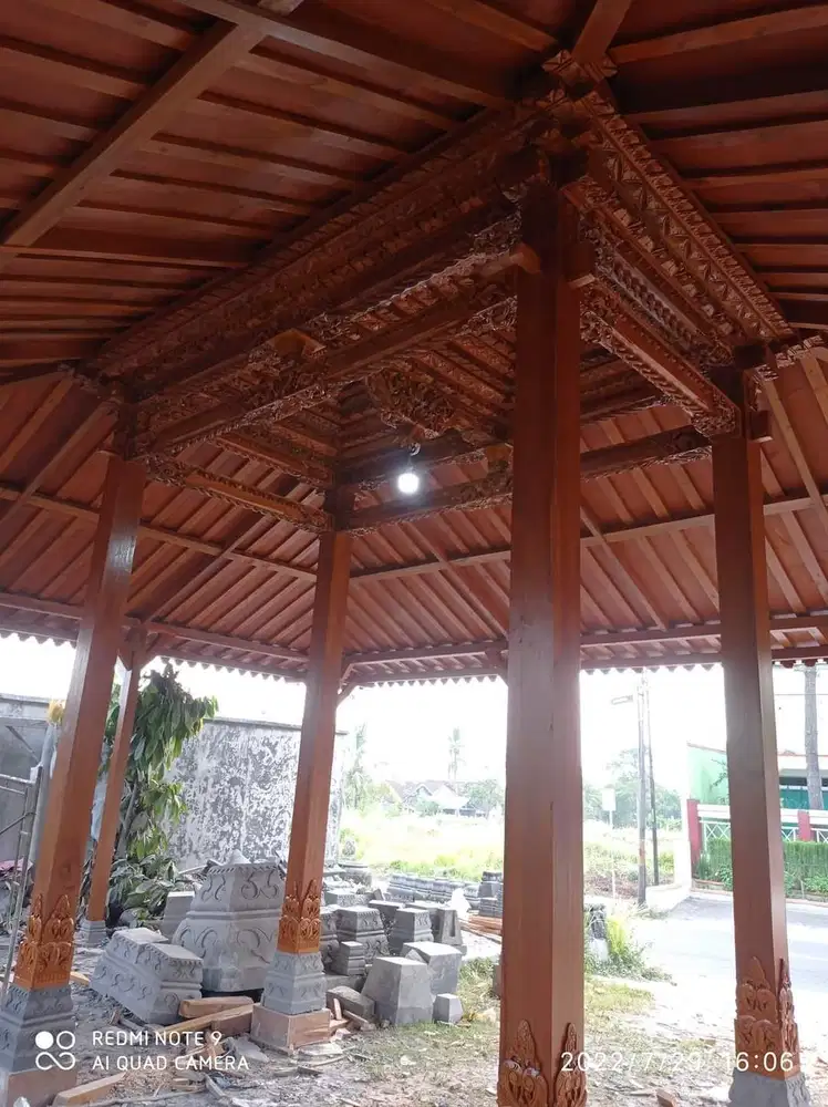 Jual Pendopo Joglo kayu Jati Rumah Joglo Gebyok Ukir dan Rumah Limasan Jati