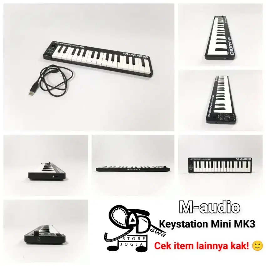 M-AUDIO KEYSTATION MINI MK3 32 KEYS MIDI CONTROLLER M AUDIO CONTROLER