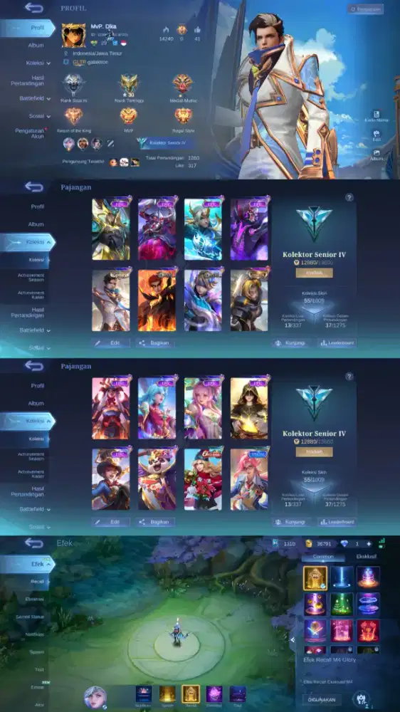 Jual akun ml yg minat lansung inbox aja