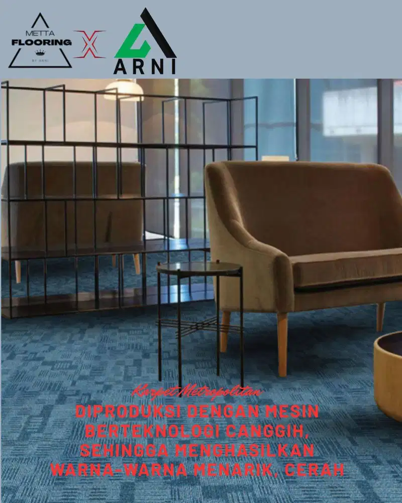 Karpet Metropolitan Uk 50cm x 50cm (1 box isi 20pcs)