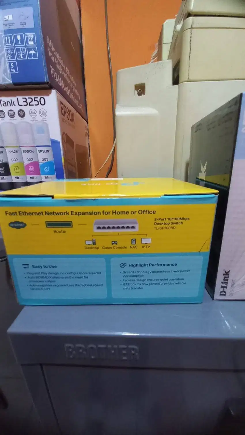 SWITCH HUB TP-LINK TLSF1008D