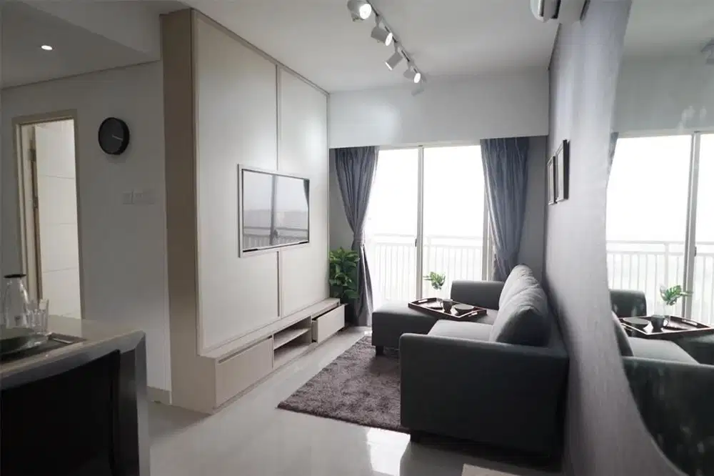 Disewakan Apartemen Trivium 2br North 56sqm Lengkap di Lippo Cikarang