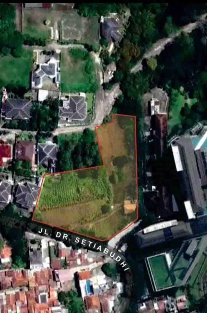 Tanah Murah Harga di Bawah NJOP di Mainroad Setiabudi Bandung