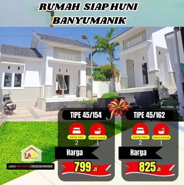 Dijual Cepat Rumah Luas Unit Terakhir di Perum Grafika Golden Land Grafika Banyumanik