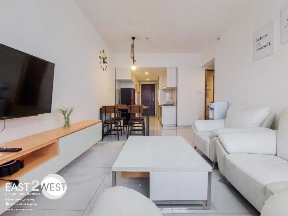 Jual Apartemen Sky House BSD City Tangerang 3 Kamar Tidur Tower Duxton Lantai 17 Fully Furnished