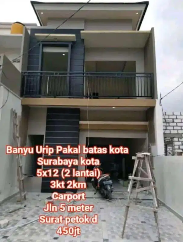 rumah 2lantai murah spek lengkap mepet poll pakal,rs Bdh,