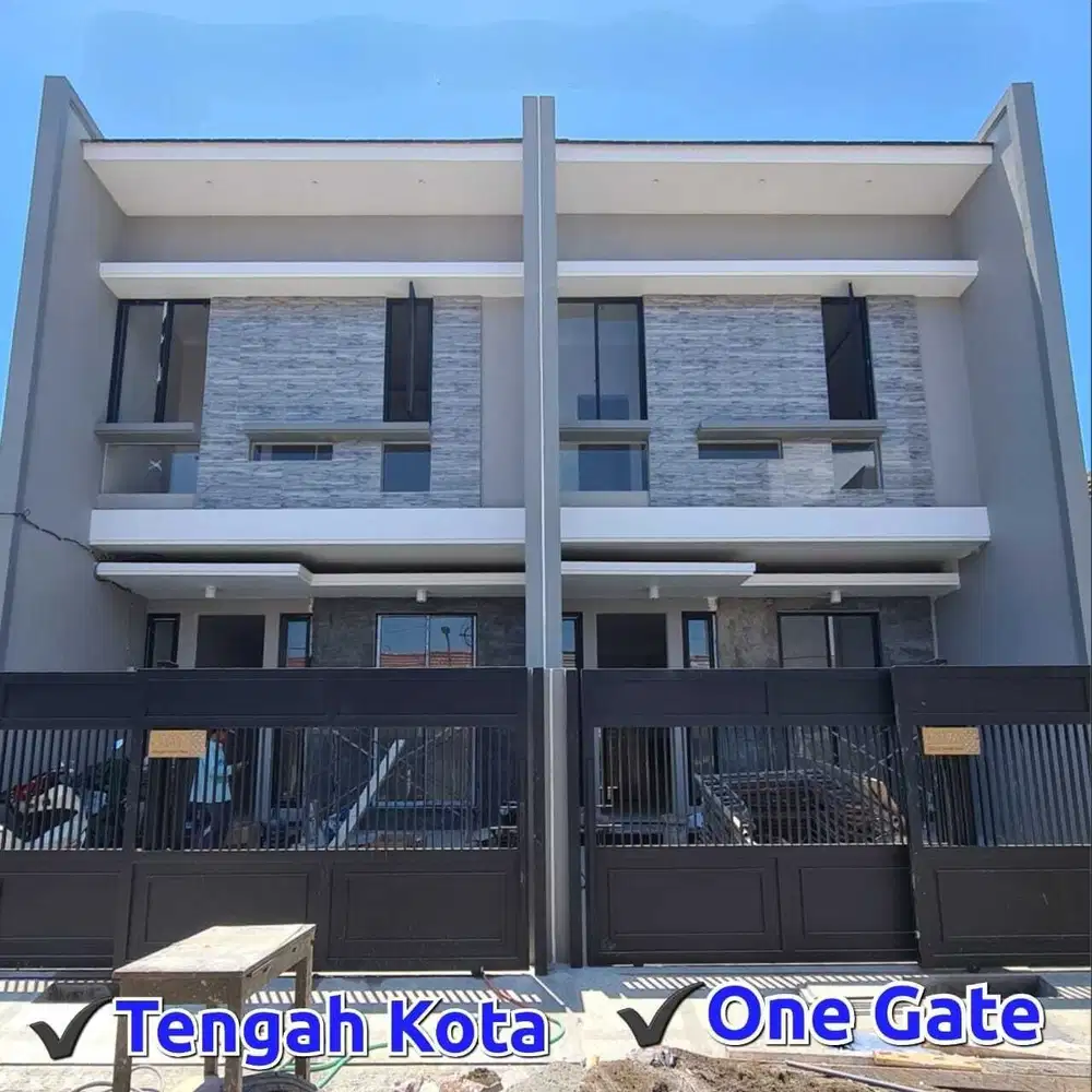 Rumah Baru Minimalis Modern Selangkah merr di Klampis Semolo Sukolilo Surabaya