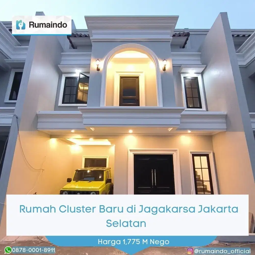 Dijual Murah Rumah Cluster Baru di Jagakarsa Jakarta Selatan