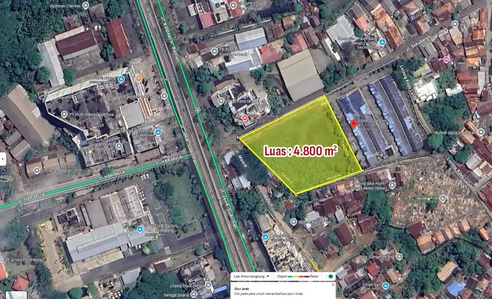 SEWA TANAH JALAN KOLONEL H BURLIAN PALEMBANG – Cocok Buat Lapangan Padel