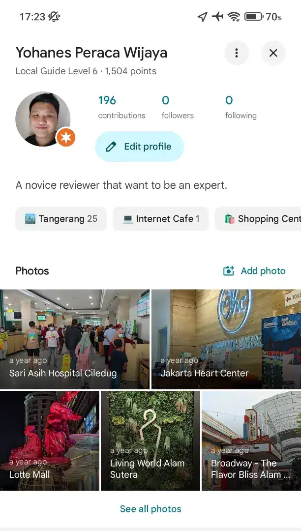 Jasa Review Google Maps/Business Dengan Akun Local Guide Lv 6