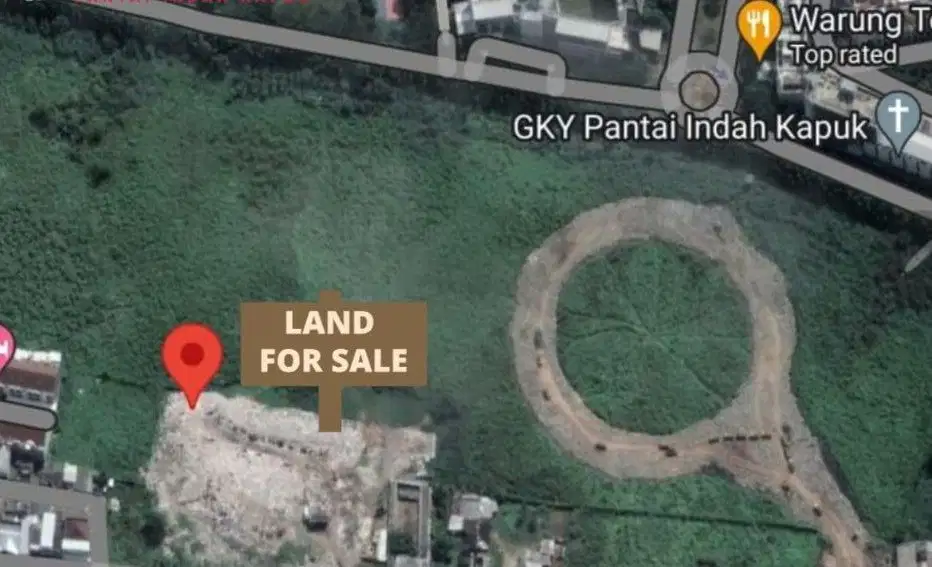 Jarang Ada Kavling 2,005M Siap bangun Area Strategis cocok untuk Tempat Usaha dan Gudang Dekat PIK