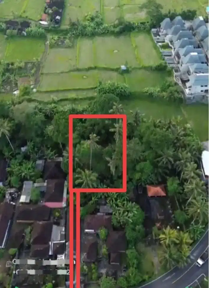 Yellow Zone Land only 5 minutes to Empathy School Bali