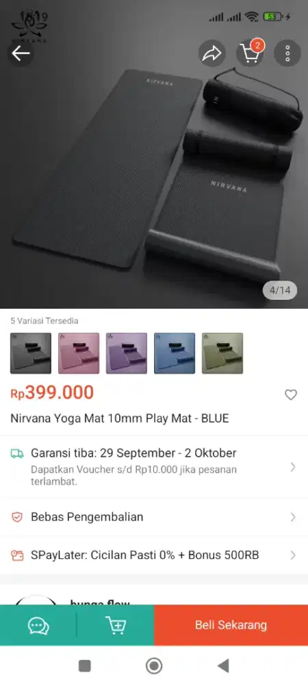 JUAL CPT PLAY MATE/ALAS OLAHRAGA NIRVANA