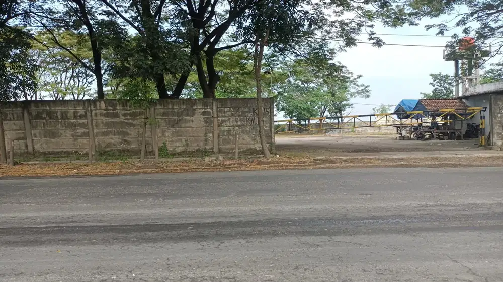 Tanah Nol Jalan Nasional di Raya Widang Tuban