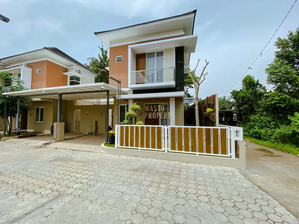 RUMAH MODERN 2 LANTAI SEMI FURNISH, DEKAT RSUD PRAMBANAN