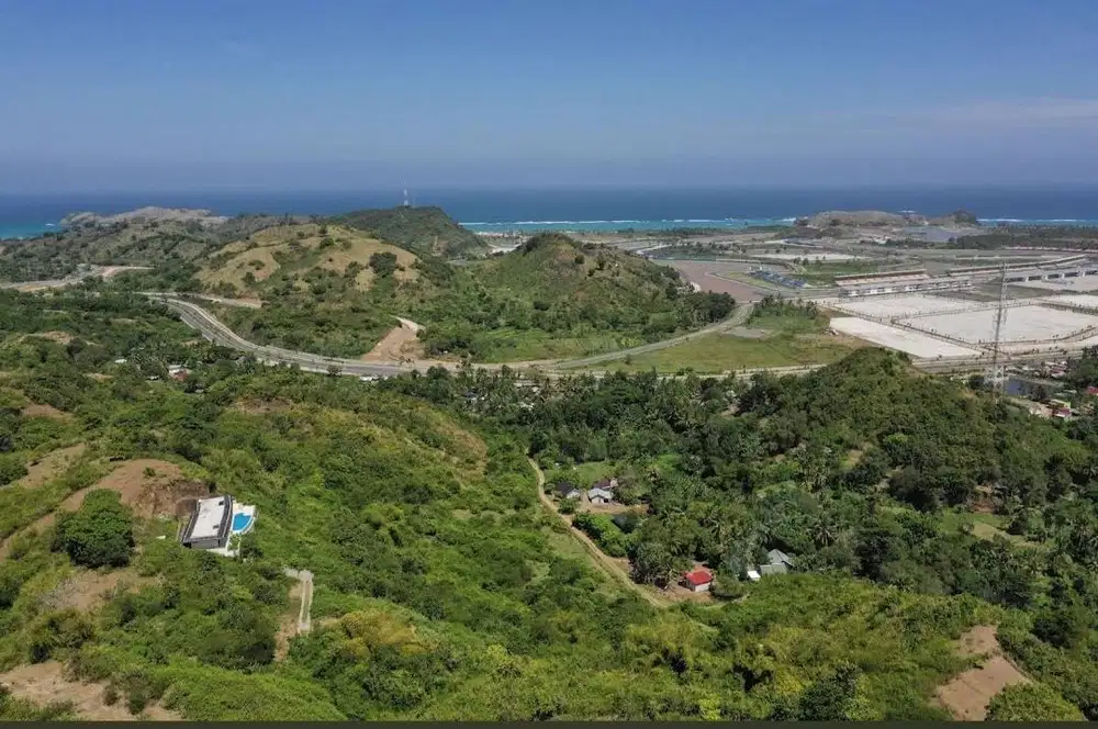 Tanah di Lombok View Laut dan Sirkuit Mandalika