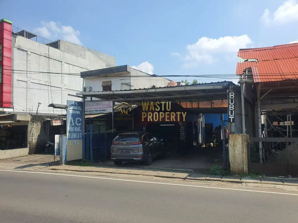 TANAH DIJUAL NEGO LOKASI STRATEGIS TEPI JALAN RAYA SAWANGAN PANCORAN MAS