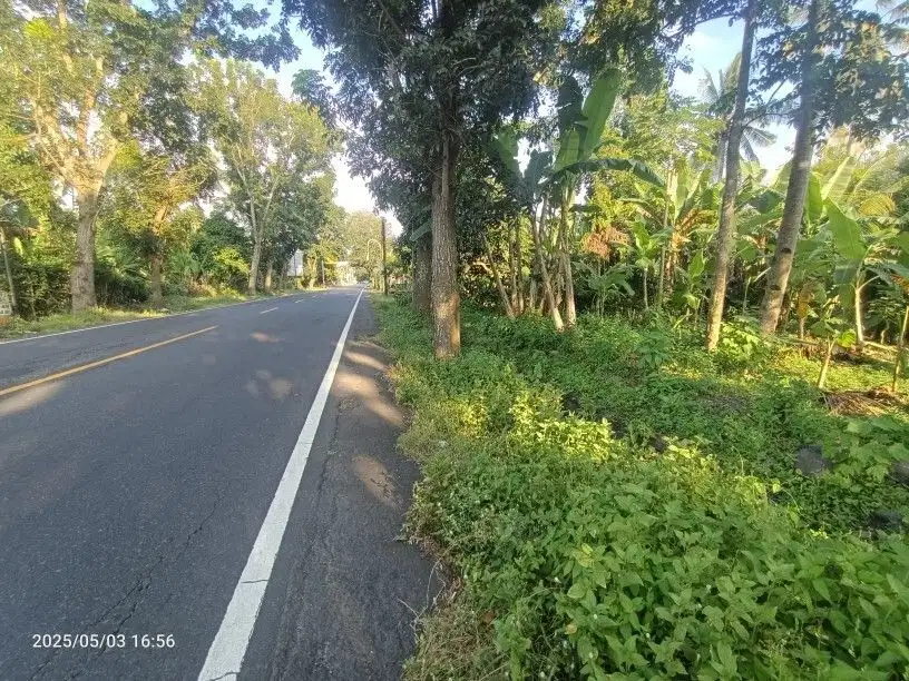 Tanah dijalan utama dekat Exit Toll Pekutatan Bali